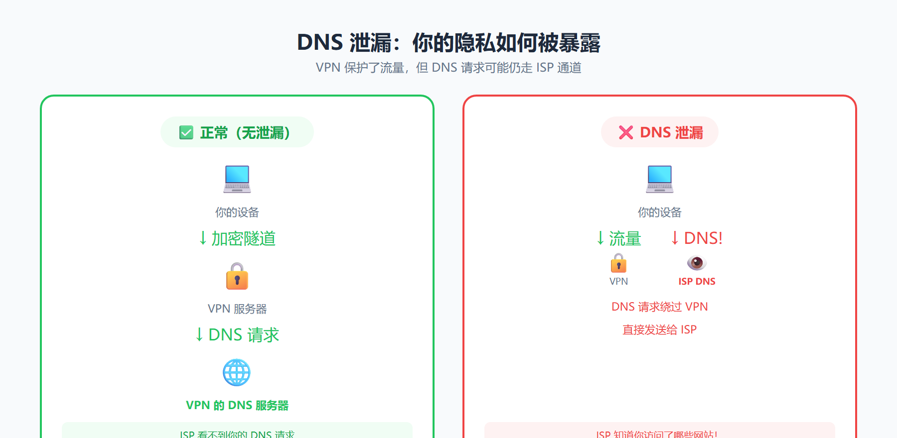 DNS泄漏原理图